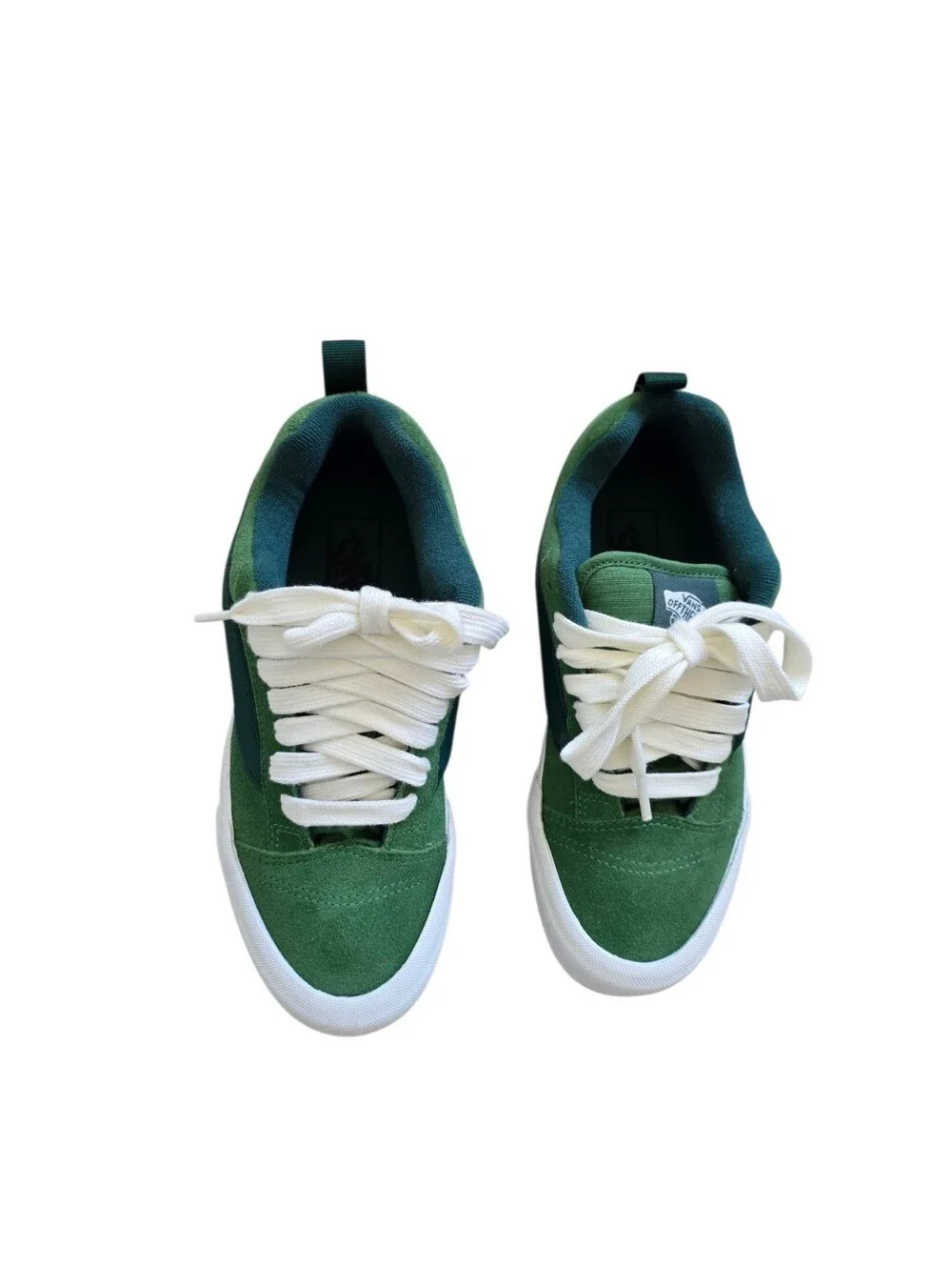 Vans Mwns Knu Skool low-top Green Suede sneakers Size 6.5